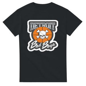 Detroit Bad Boys NBA T-Shirt – Classic Cotton Fit, Team Spirit