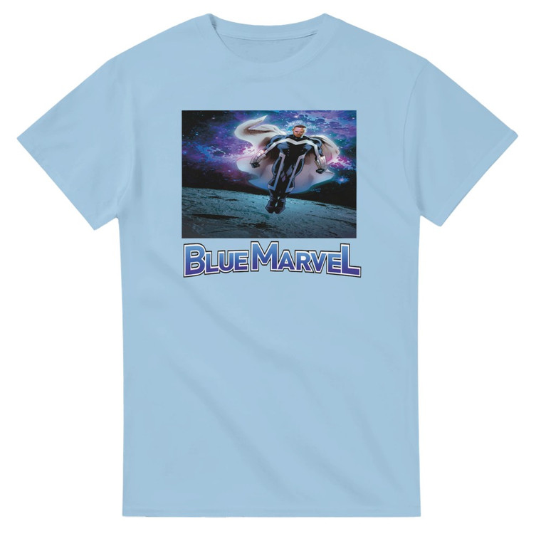 Blue Marvel Adam Brashear T-Shirt - Tribute to Black Superhero