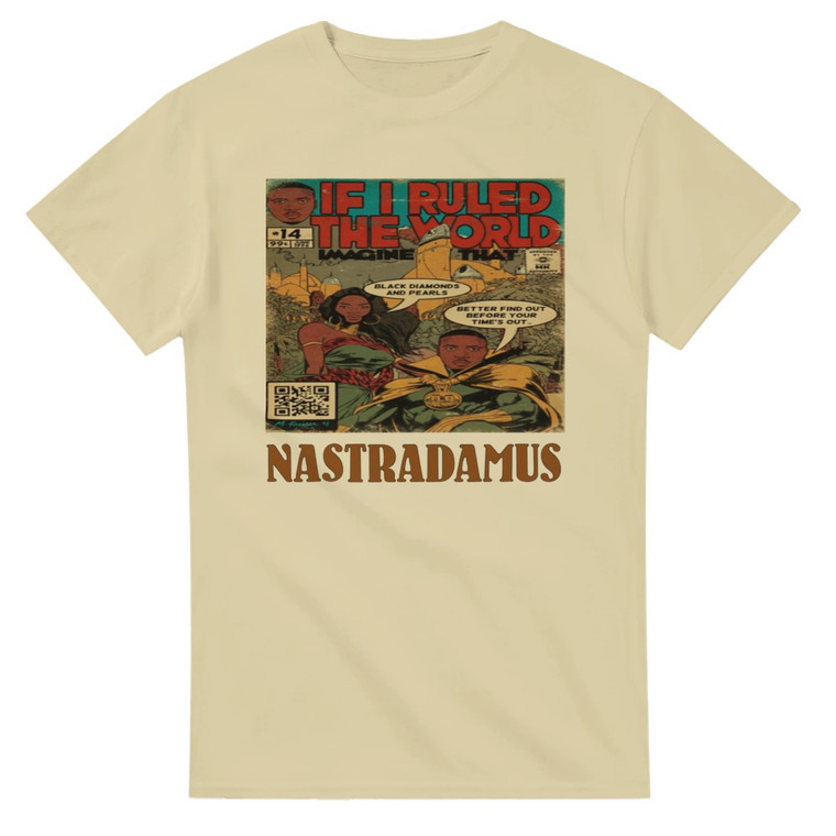 NASTRADAMUS Hip Hop Superhero T-Shirt – Black Cotton Tee