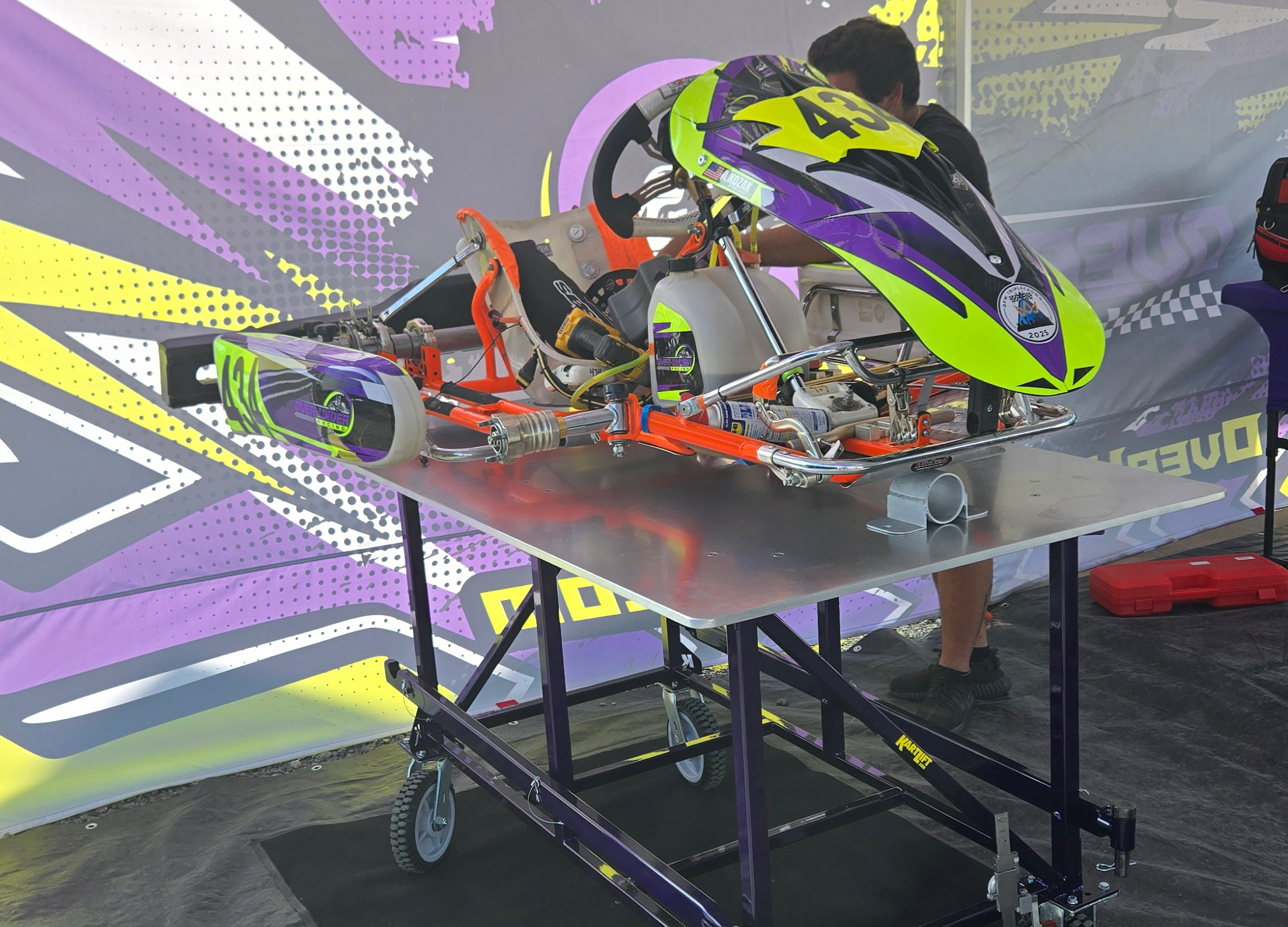 Over-Under Racing Kart Chassis Table