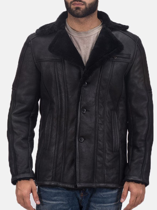 Furcliff Double Face Men's Shearling Leather Coat - Enfinity Apparel