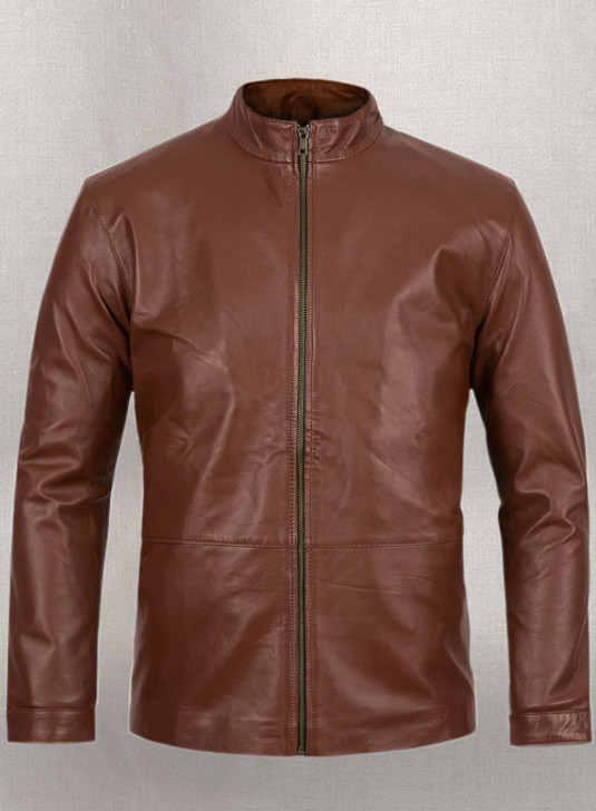 Tan Brown Minority Report Leather Jacket - Enfinity Apparel