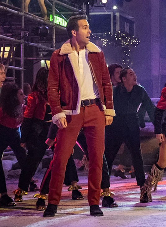 Ryan Reynolds Spirited Clint Briggs Red Leather Pants - Enfinity Apparel