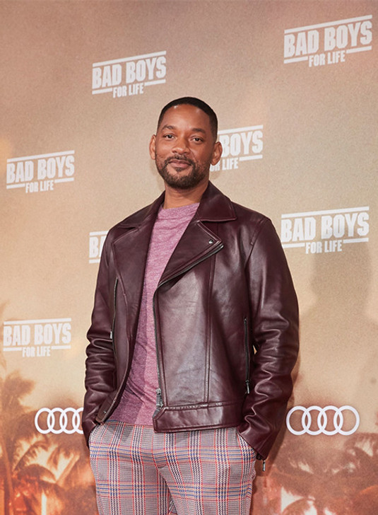 Will Smith Bad Boys For Life Premiere Brown Leather Jacket - Enfinity Apparel