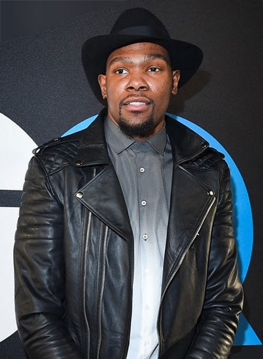 Kevin Durant Black Leather Jacket - Enfinity Apparel