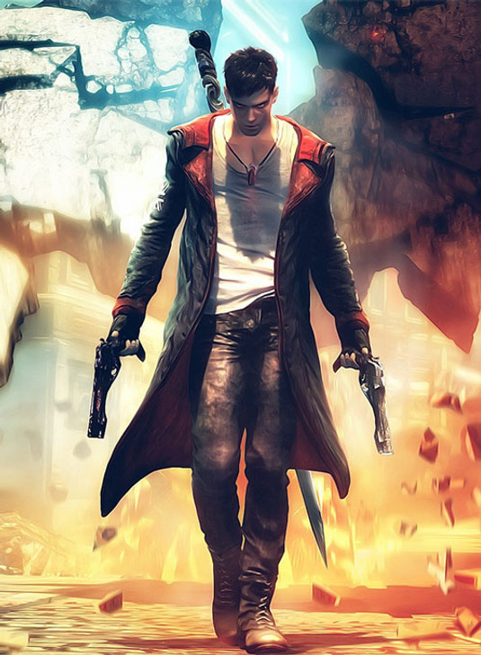Devil May Cry 5 Dante Black Leather Coat - Enfinity Apparel