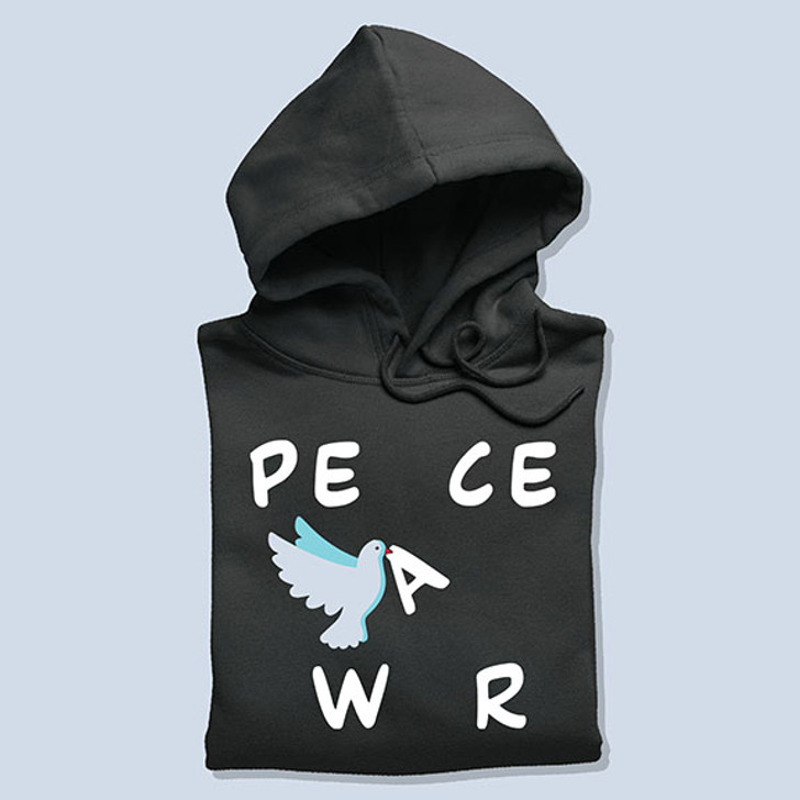 Peace War Unisex Hoodie - Enfinity Apparel