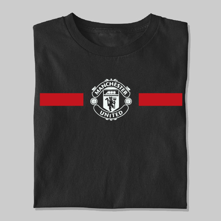 Manchester United Stripes Unisex T-Shirt - Enfinity Apparel