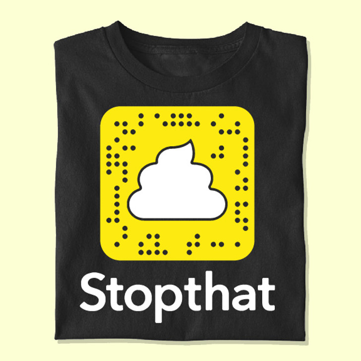 Stopthat Snapchat Unisex T-Shirt - Enfinity Apparel