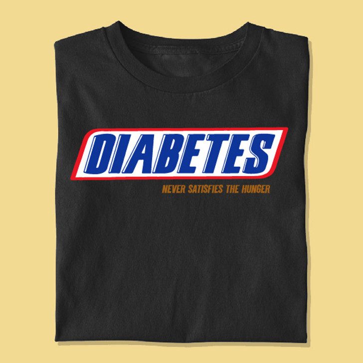 Diabetes Snickers Unisex T-Shirt - Enfinity Apparel
