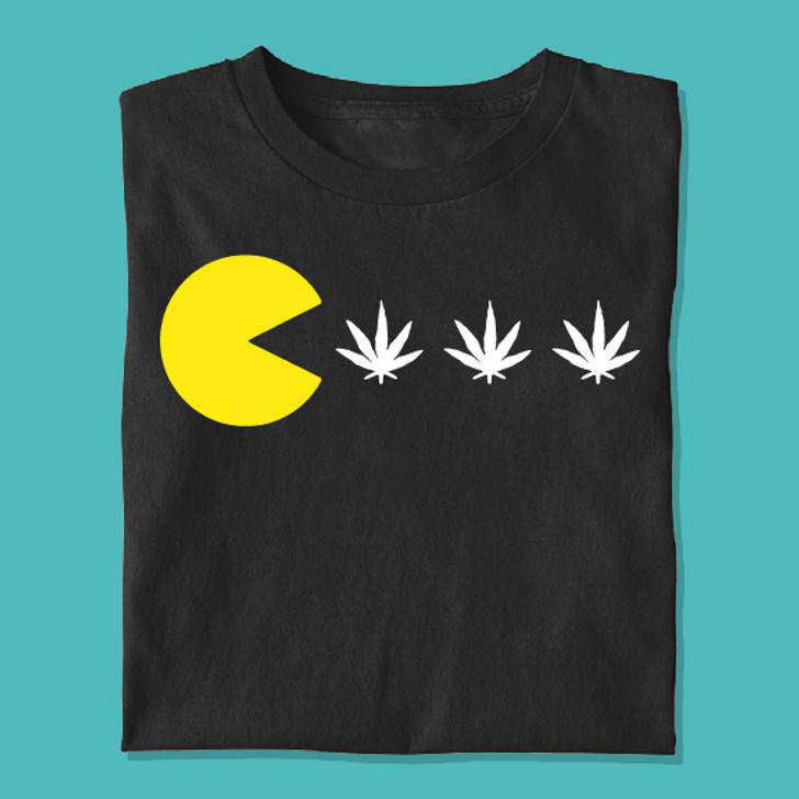 Pacman Weed Unisex T-Shirt - Enfinity Apparel