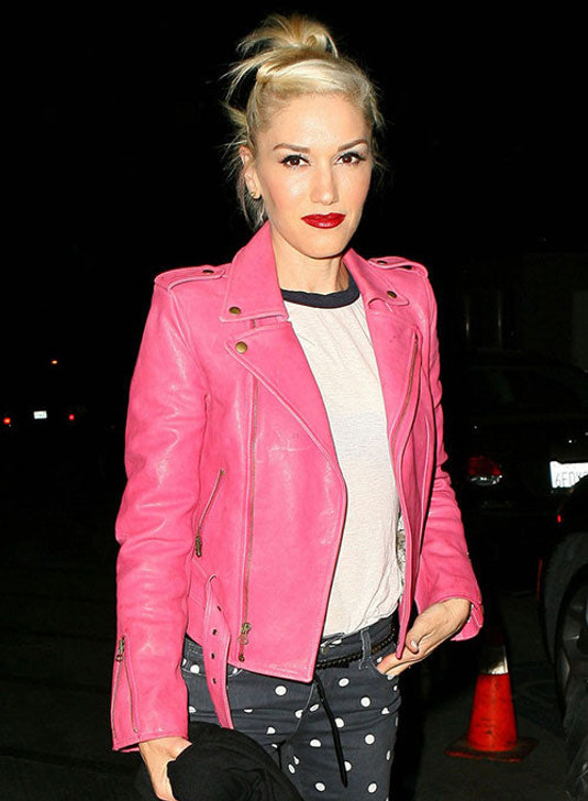 Gwen Stefani Pink Leather Jacket - Enfinity Apparel