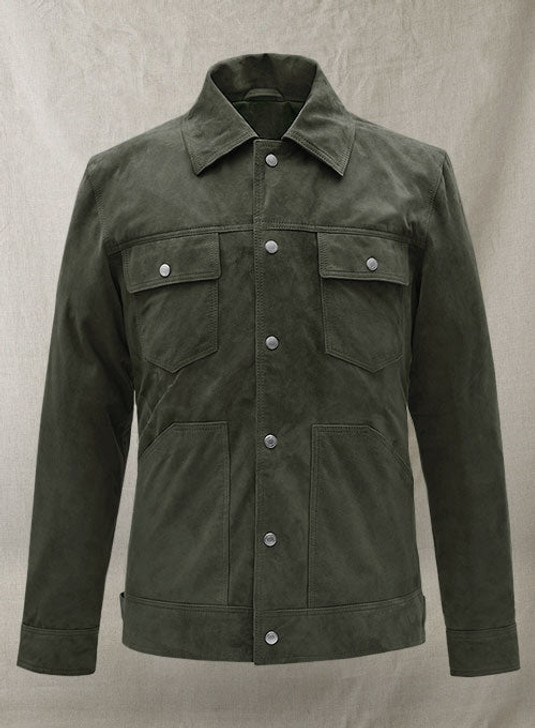 Frodo Green Leather Jacket - Enfinity Apparel