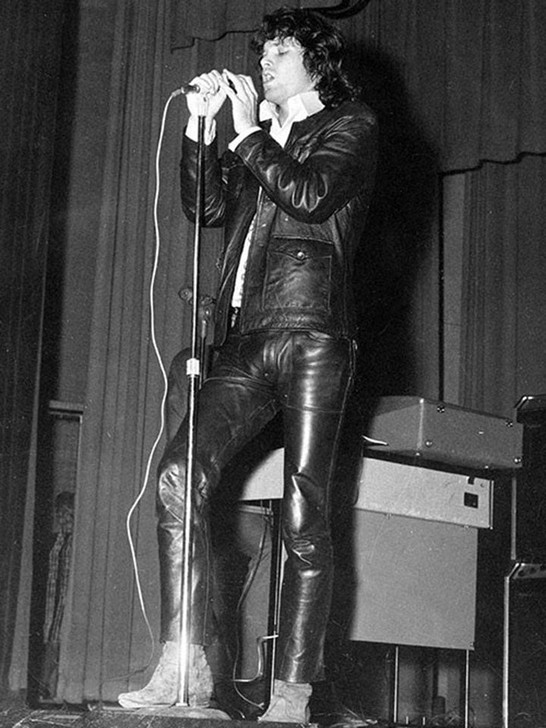 Jim Morrison The Doors Black Leather Pants - Enfinity Apparel