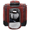 Boot Trekker Ski Snowboard Boot Bag Rust Ravine Blue Front View Packed