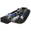 Mammoth Mouth Open View, Kantaja Double Roller Ski Bag, Black, Gold, KTDR2BGL
