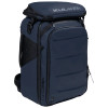 Kayda 36 Travel Backpack Steel Blue Front Three Quarter View Right