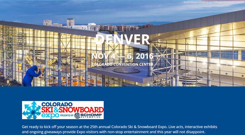 Colorado Ski & Snowboard Expo 2016