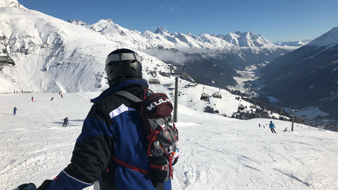 Skiing St. Anton Austria