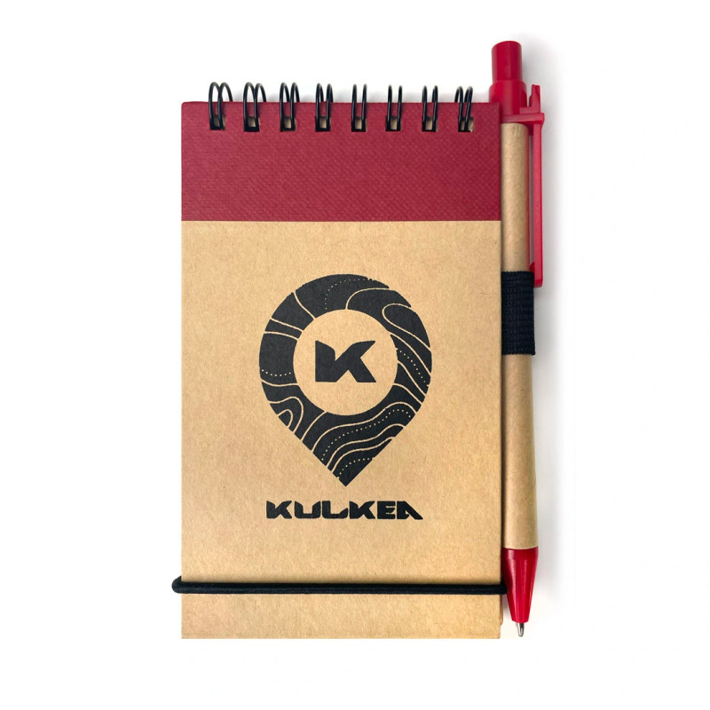 Eco Travel Memo Notebbok - Wayfinder Red - 60 pages