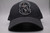 Front facing view of the Templarius Haticus hat in grey with a velcro fit adjustment