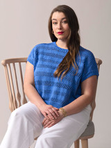 Perrin knit in Berroco Pima Soft