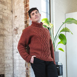 Romola by Norah Gaughan knit in Berroco Millstone Tweed