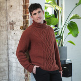 Romola by Norah Gaughan knit in Berroco Millstone Tweed