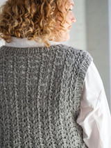 Berroco Leonie knit in Millstone Tweed