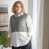 Berroco Leonie knit in Millstone Tweed