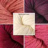 Berries & Cream: 5102 Buttercream (C1), 5195 Macaron (C2), 5182 Black Currant (C3), 51181 Ruby (C4), 51194 Rhubarb (C5)