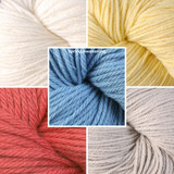 Spring Awakening: 5132 Sky Blue (C1), 5100 Snow Day (C2), 5122 Banane (C3), 5126 Watermelon (C4), 5116 Dove (C5)
