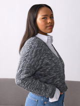 Leo (cropped) knit in Berroco Vintage Handpaint