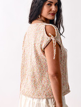 Enid Tee knit in Berroco Paperie