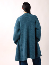 Rosy Maple knit in Berroco Millstone Tweed & Aerial