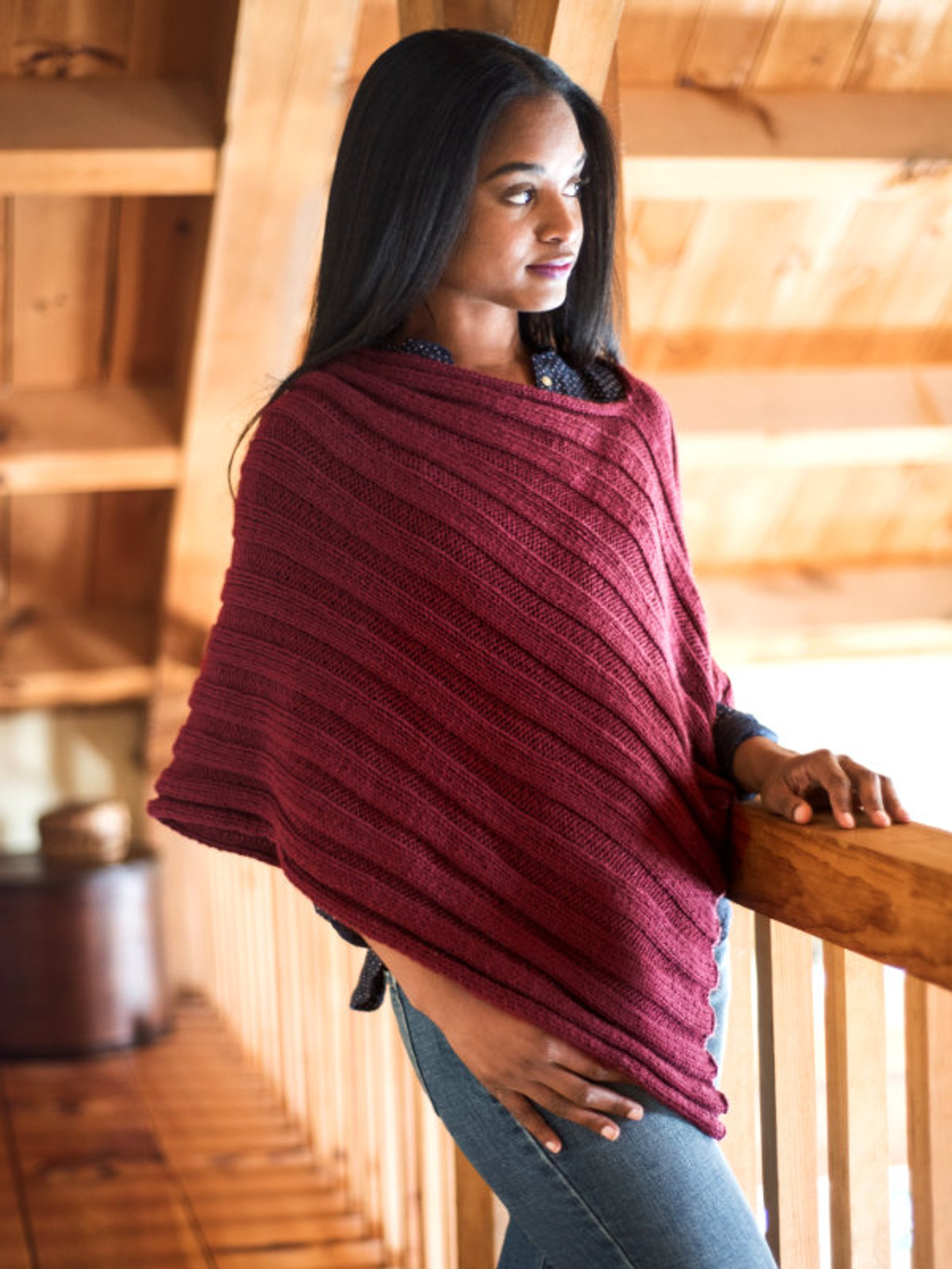 buy knitted poncho