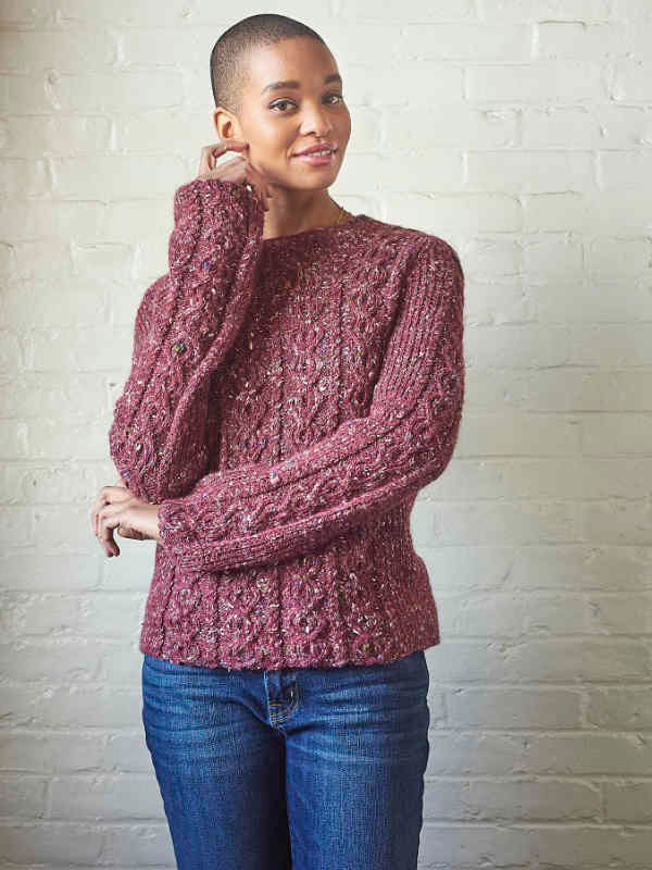 ニット/セーター Eaphi  hand design over knit Tulip Pullover Pattern