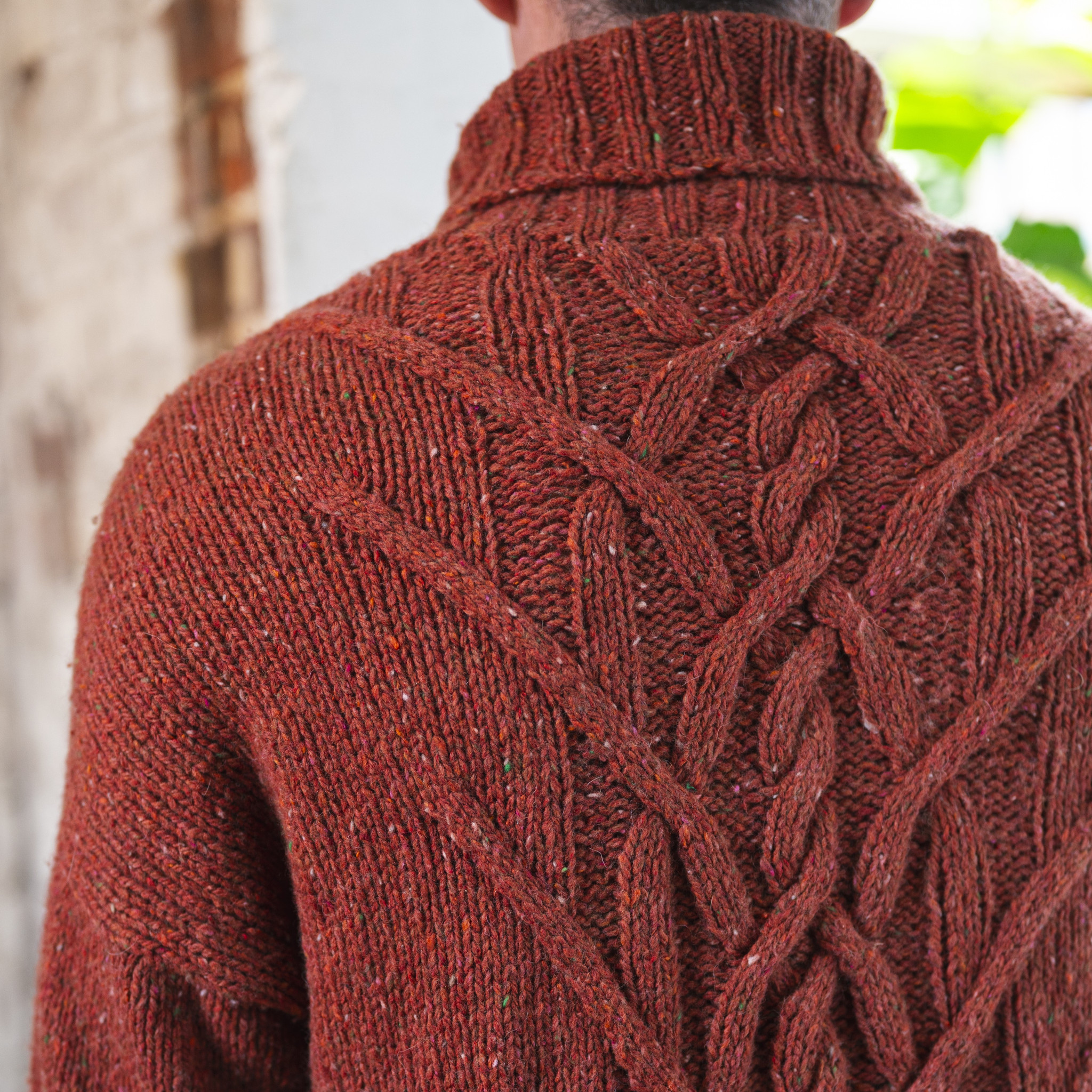 Romola by Norah Gaughan knit in Berroco Millstone Tweed