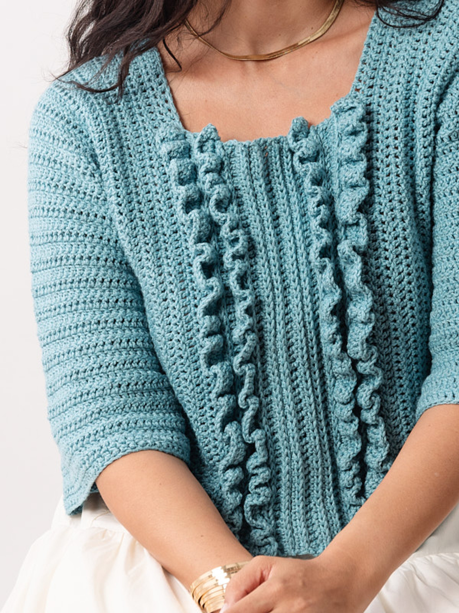 Bristlefront crocheted in Berroco Iris