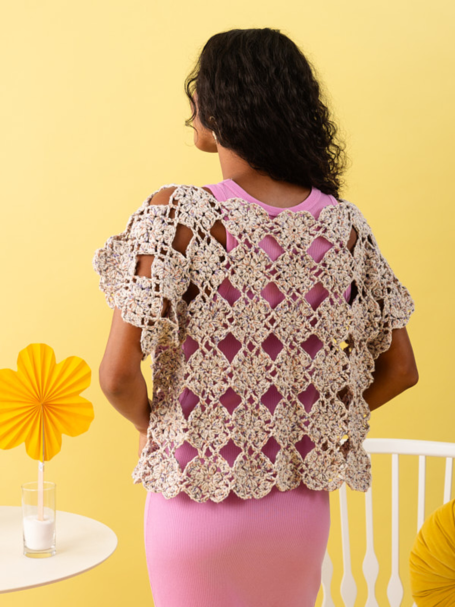 Tressa crocheted in Berroco Paperie