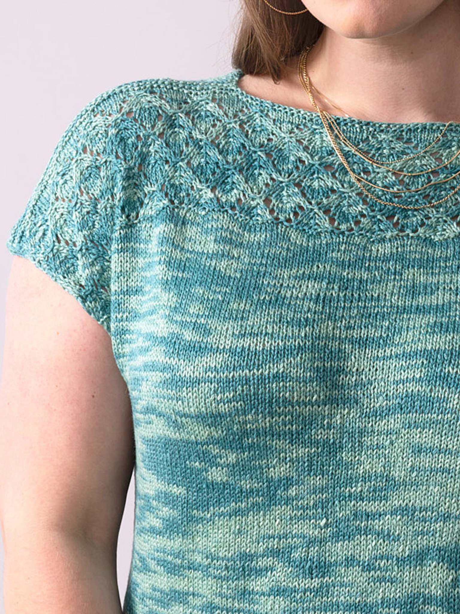 Ayana knit in Berroco Tillie
