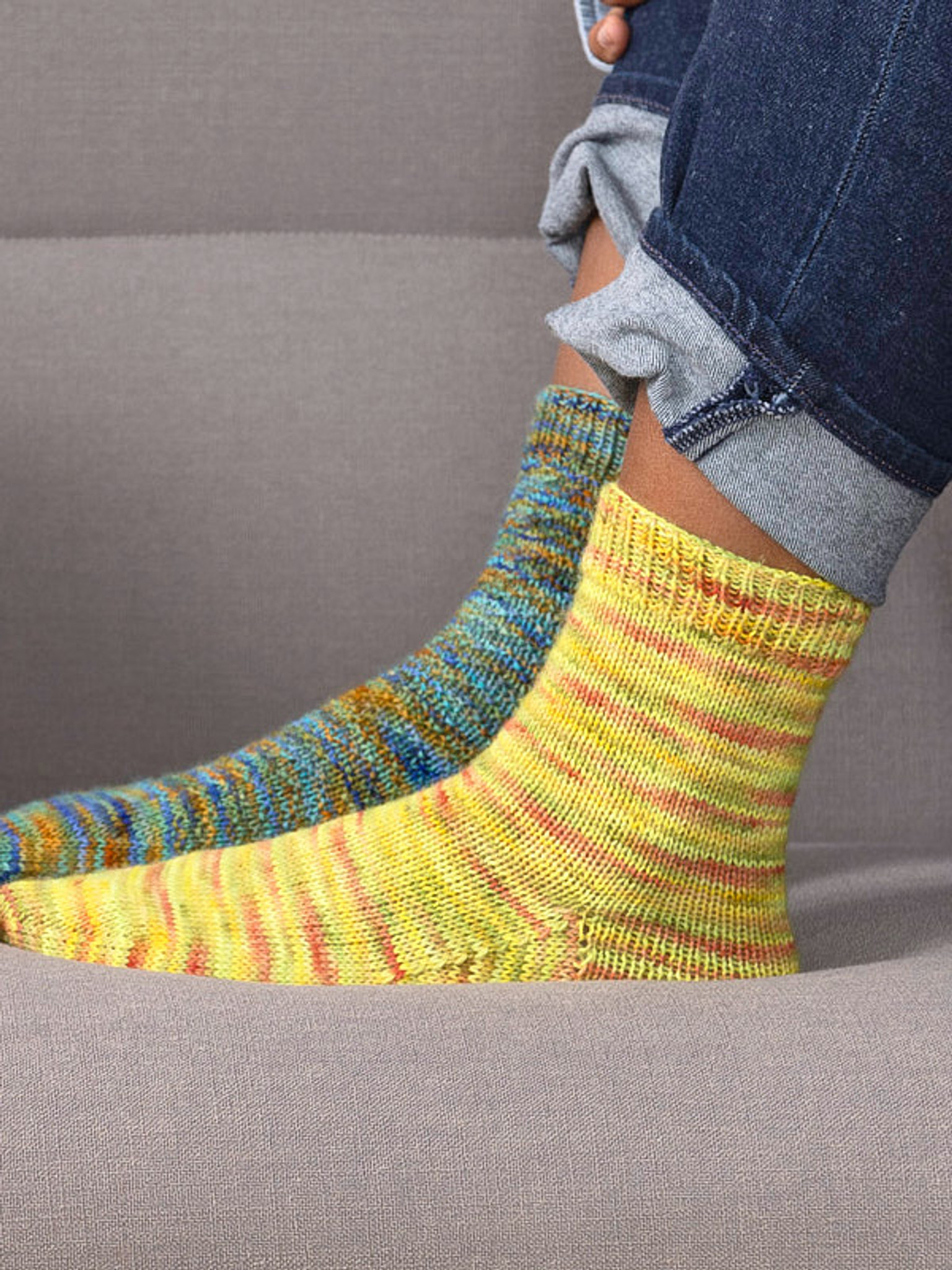 Atlas knit in Berroco Vintage Sock Handpaint