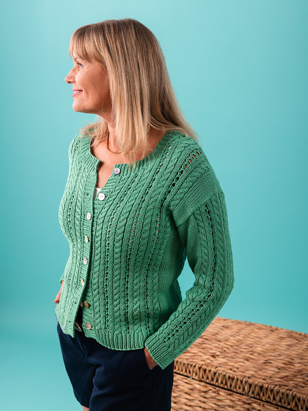 Hunter House knit in Berroco Modern Cotton