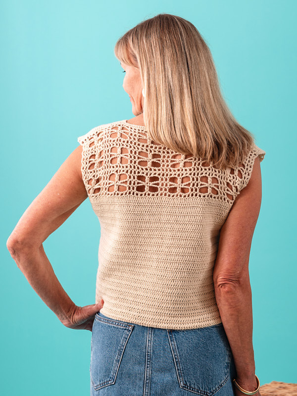 Rosecliff crocheted in Berroco Vintage Sock