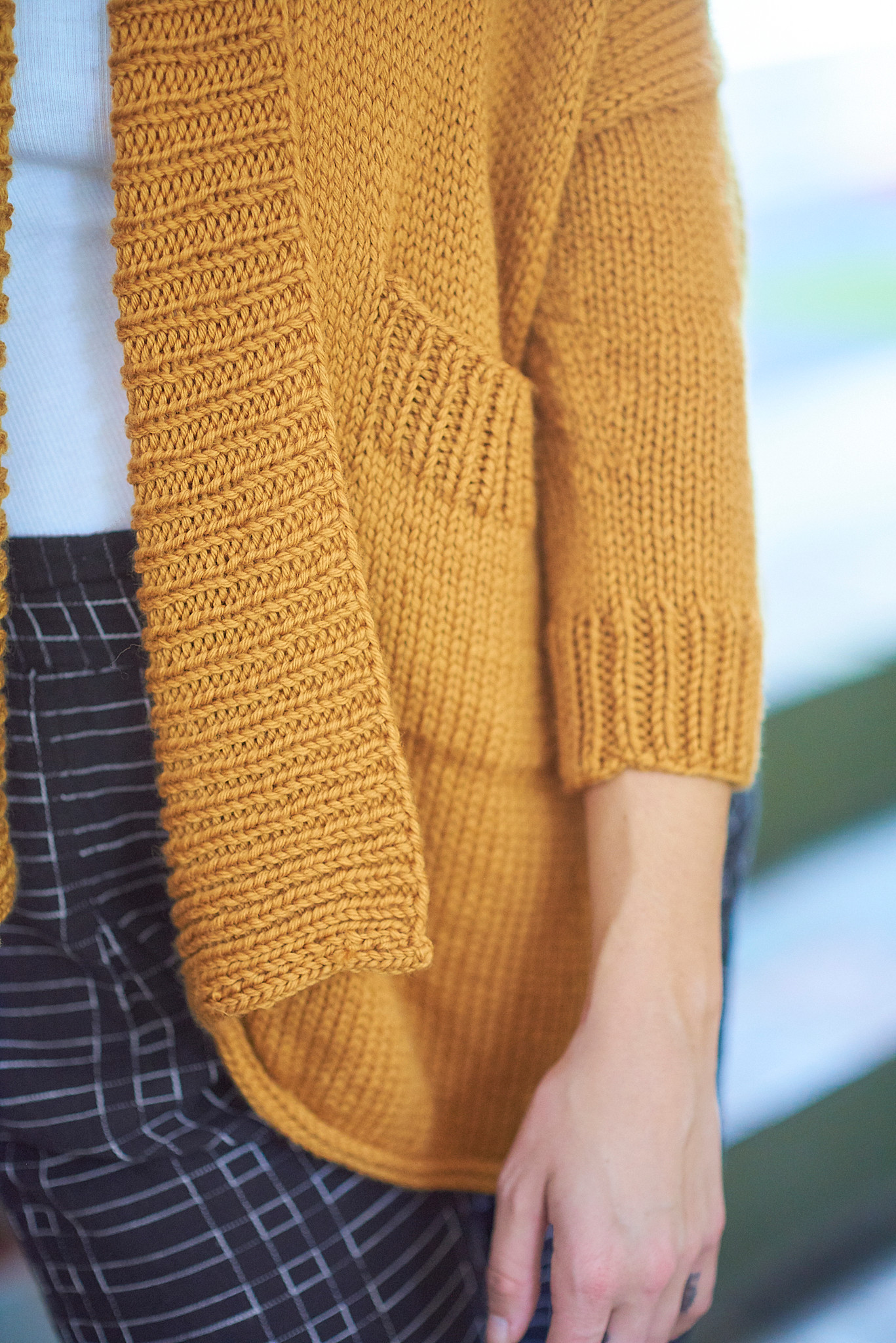 Keeler Cardigan knit in Berroco Ultra Wool Chunky