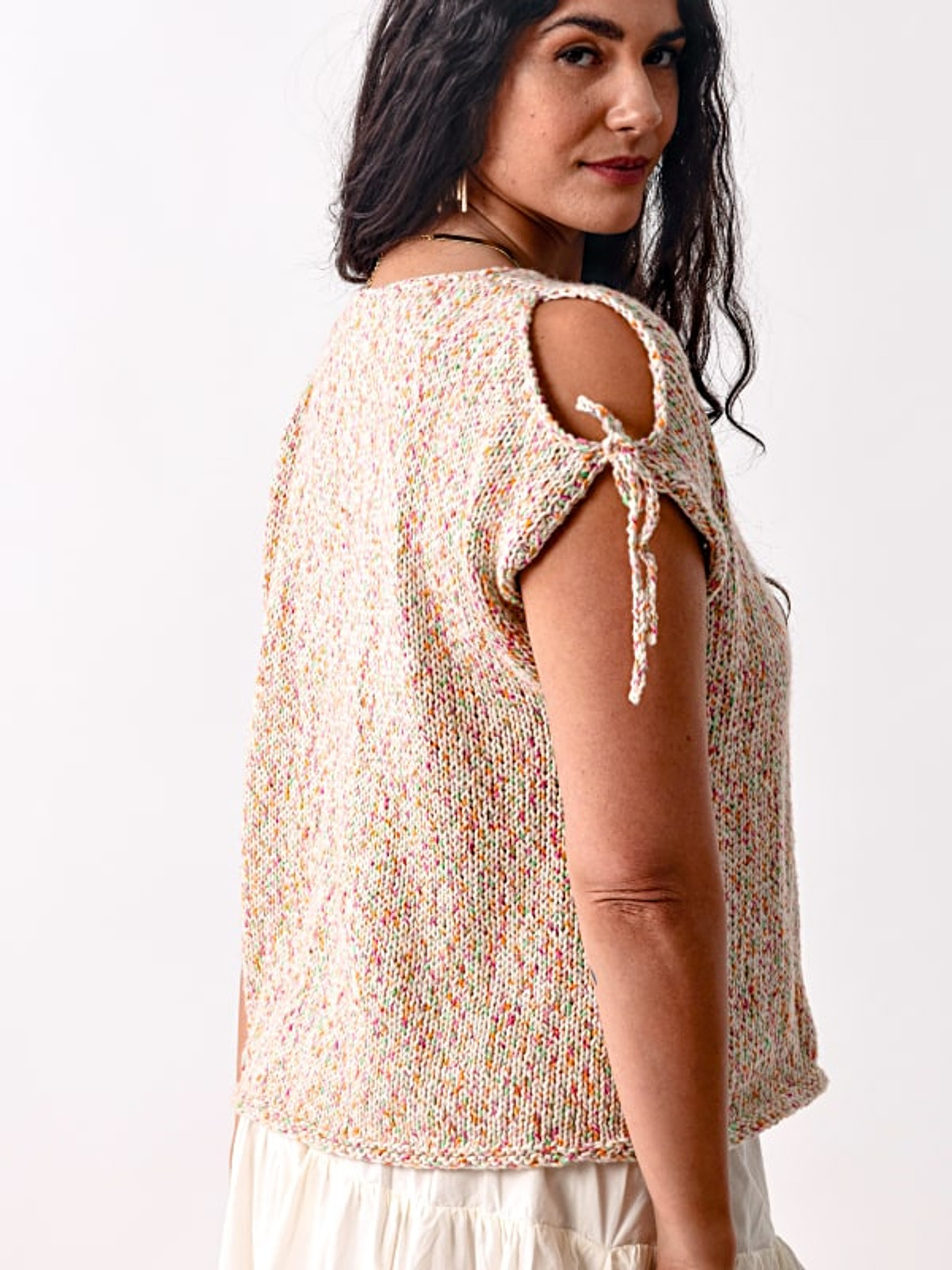 Enid Tee knit in Berroco Paperie