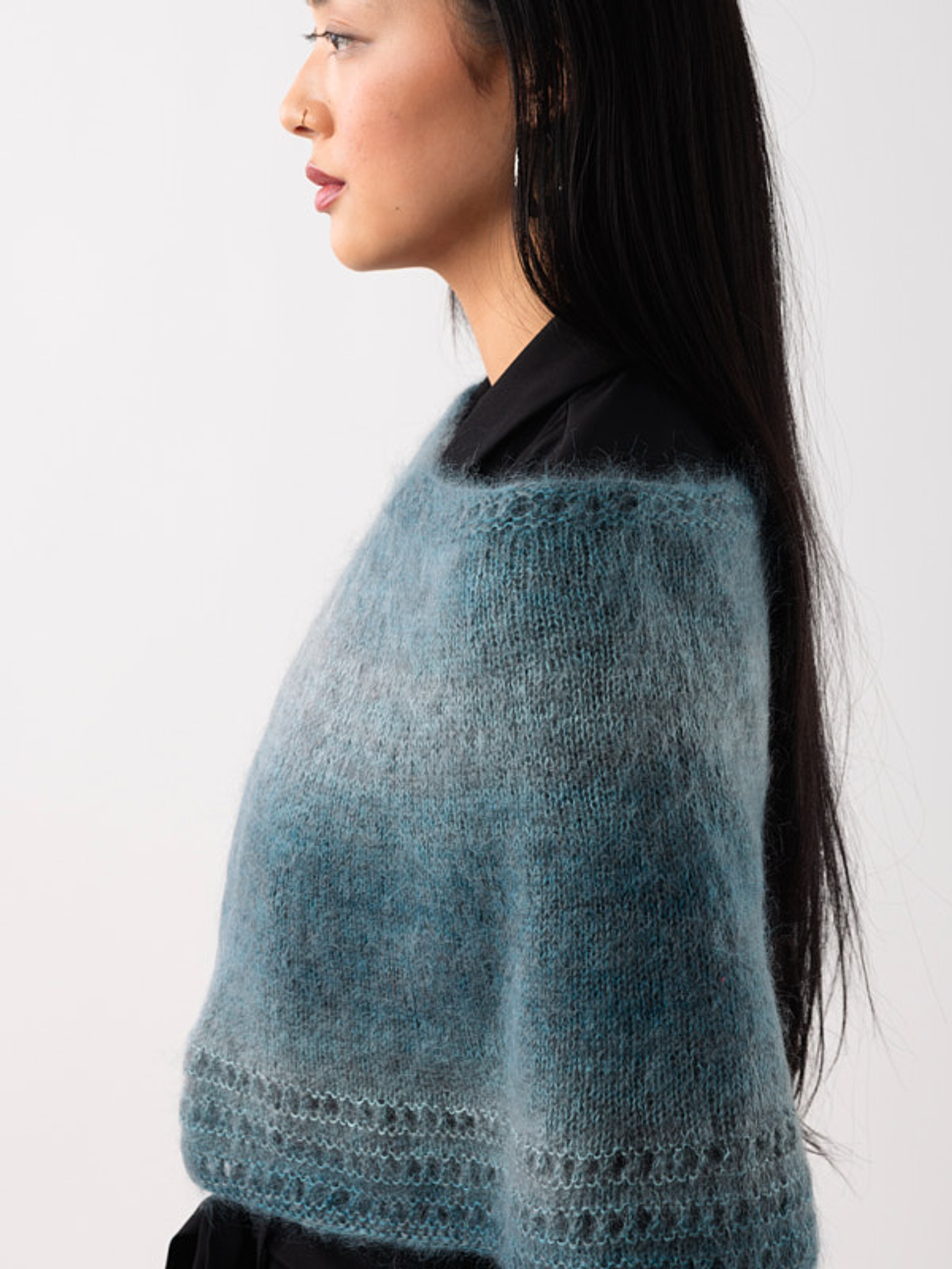 Gazette knit in Berroco Aerial Dégradé & Aerial