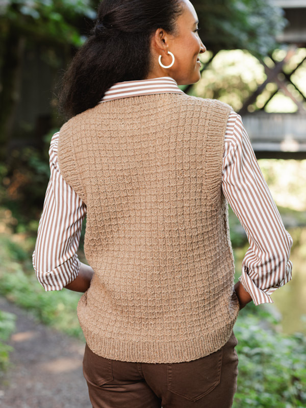 North End Vest women's back