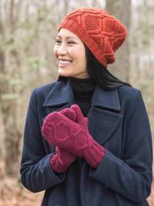 Alpine Twist Hat & Mittens