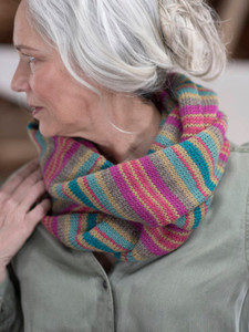 Bayadere Stripe Cowl